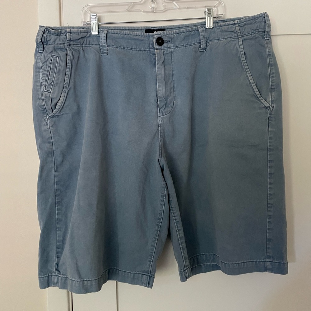 American Eagle Outfitters Light Blue Flat Front Men Shorts